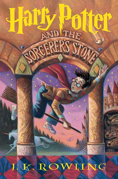 Cover of Harry Potter and the Sorcerer's Stone by J.K. Rowling